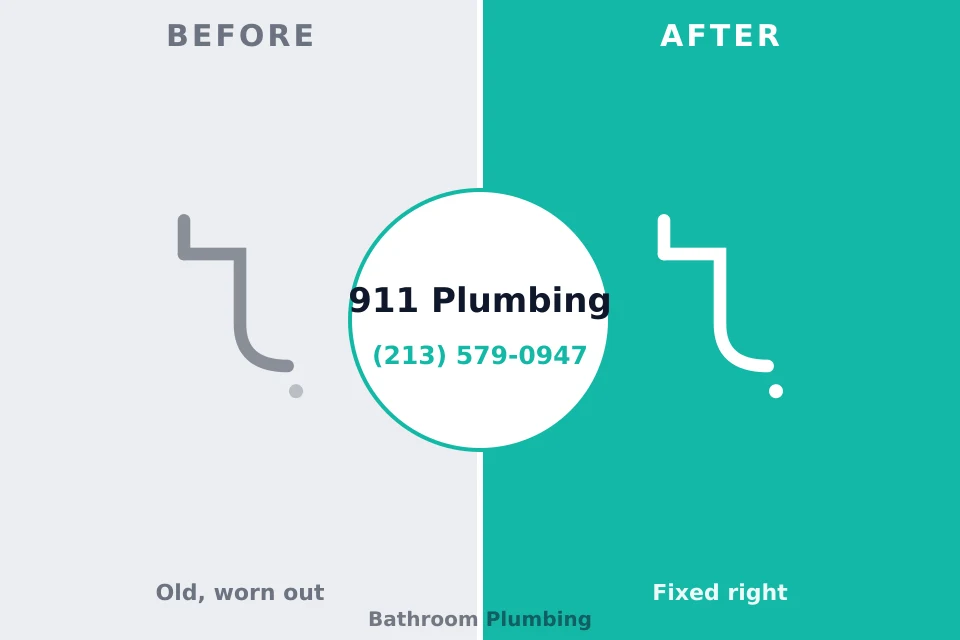 Before and after: plumbing repair West Lake Hills, TX